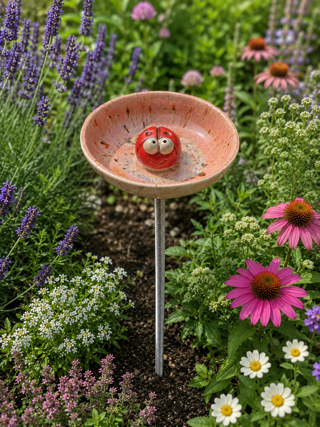 Insektentränke Marienkäfer